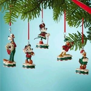 Disney Parks Mickey and Friends Christmas Ornament Box Set Holiday 2022 NEW